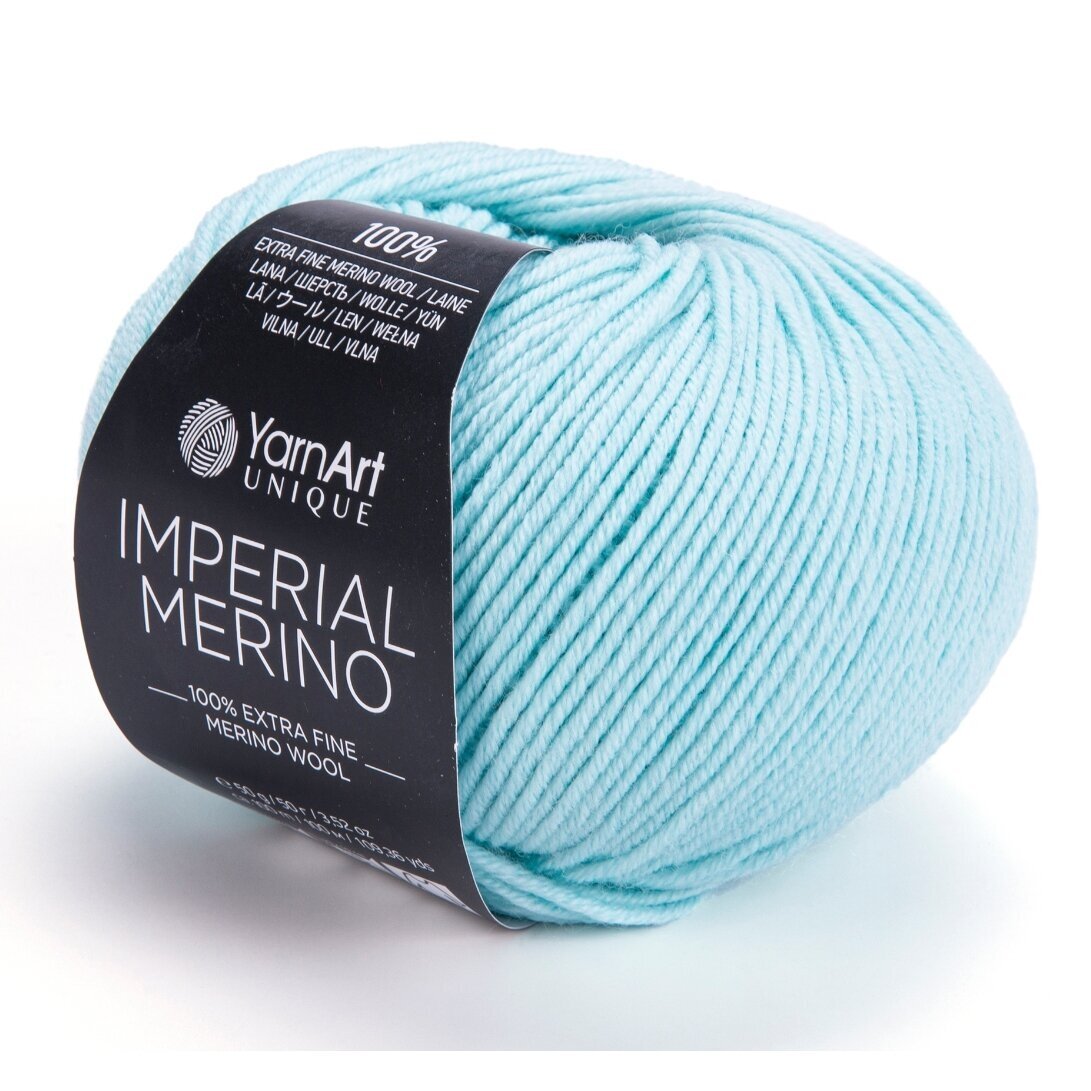 YarnArt Imperial Merino 3329 Ljusblå – extrafint merinogarn