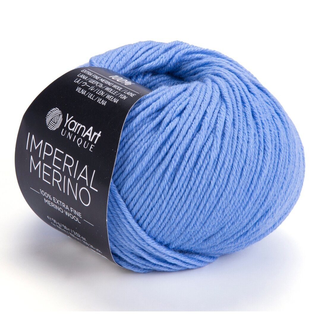 YarnArt Imperial Merino 3341 Blåklint – extrafint merinogarn