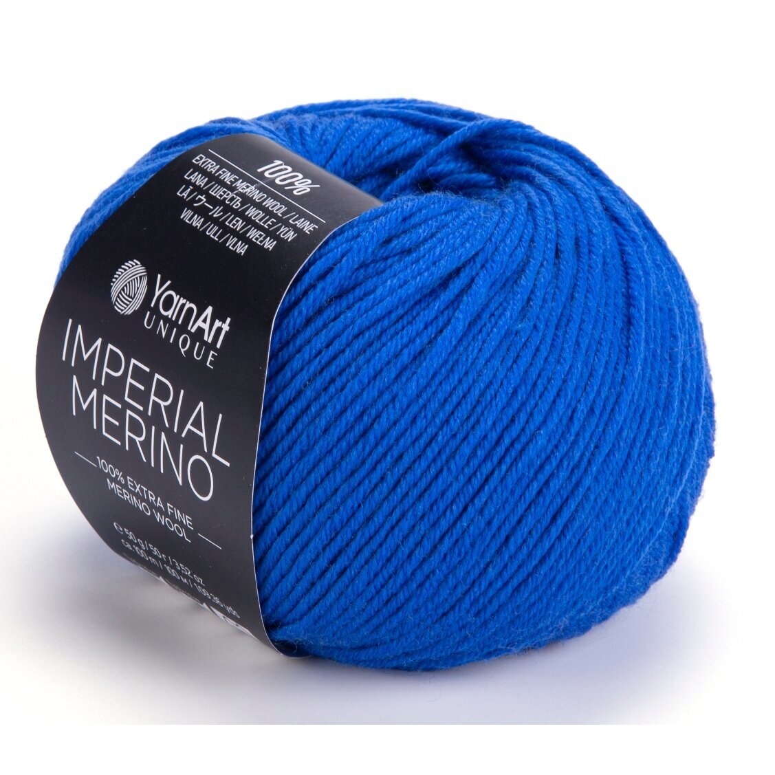YarnArt Imperial Merino 3342 Kungsblå – extrafint merinogarn