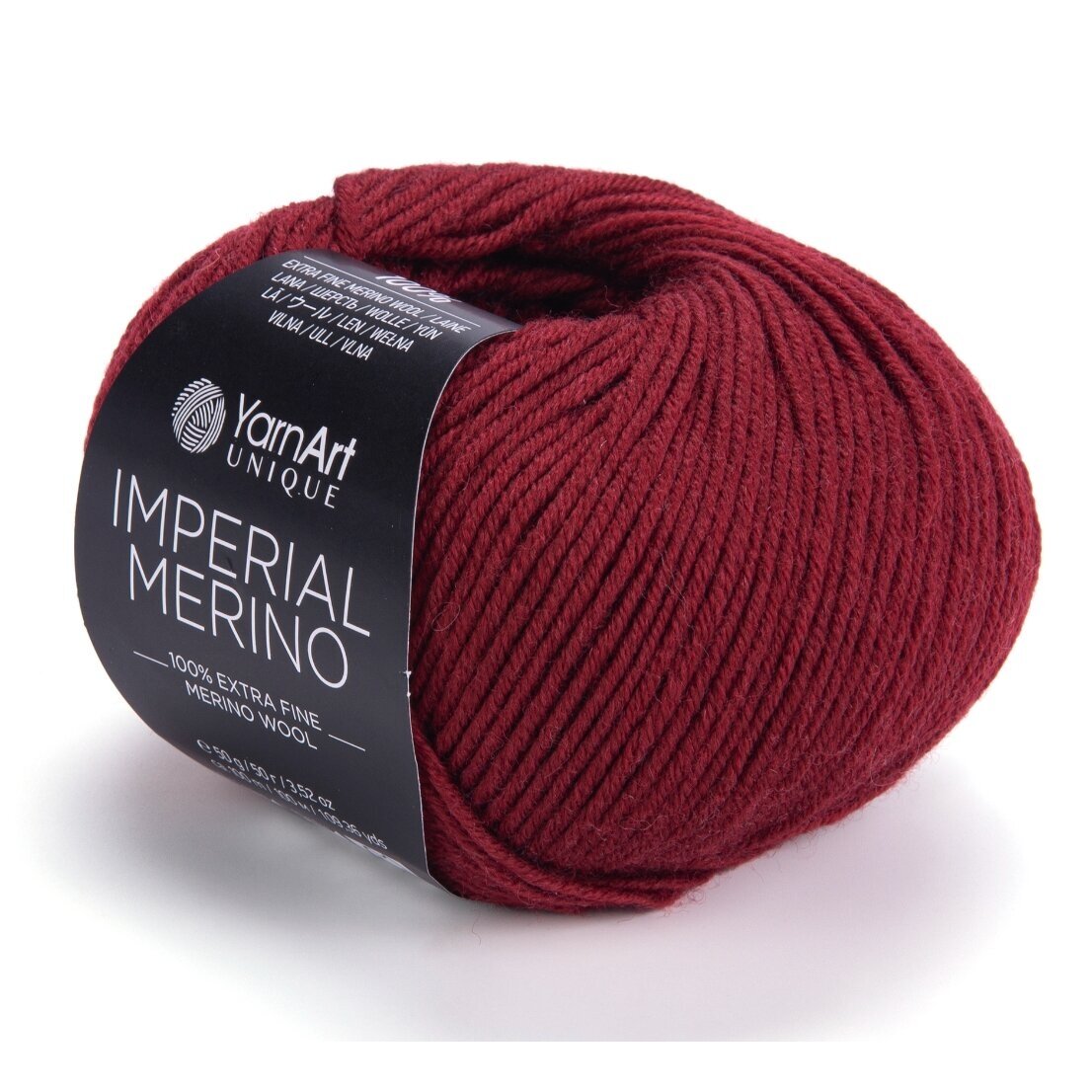 YarnArt Imperial Merino 3344 Burgunder – extrafint merinogarn