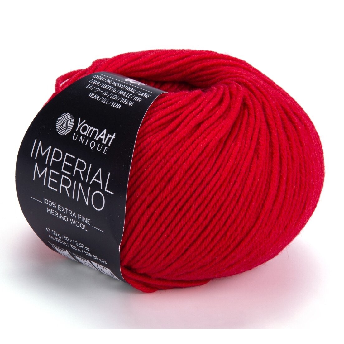 YarnArt Imperial Merino 3345 Körsbär – extrafint merinogarn