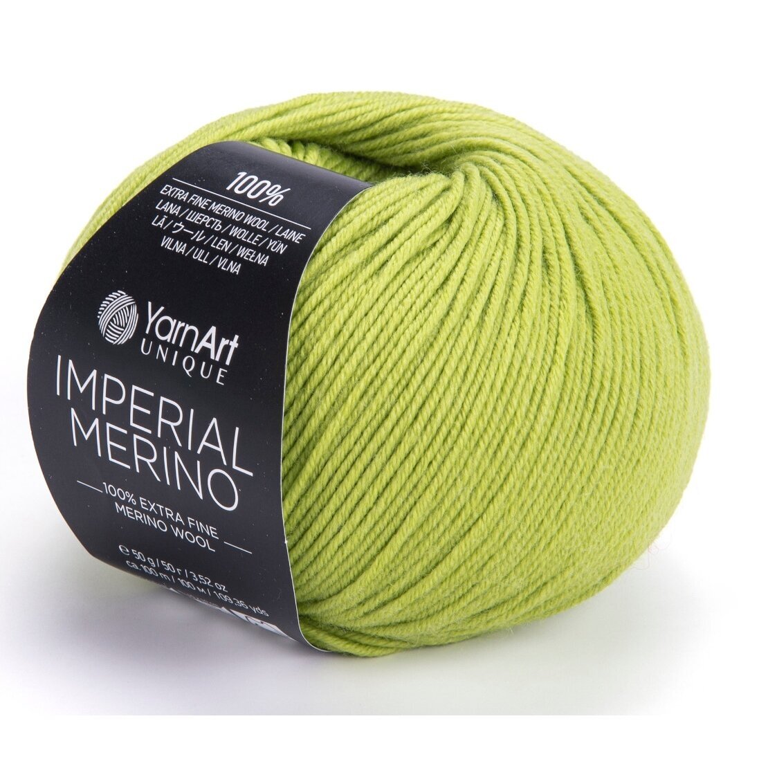 YarnArt Imperial Merino 3331 Mossgrön – extrafint merinogarn