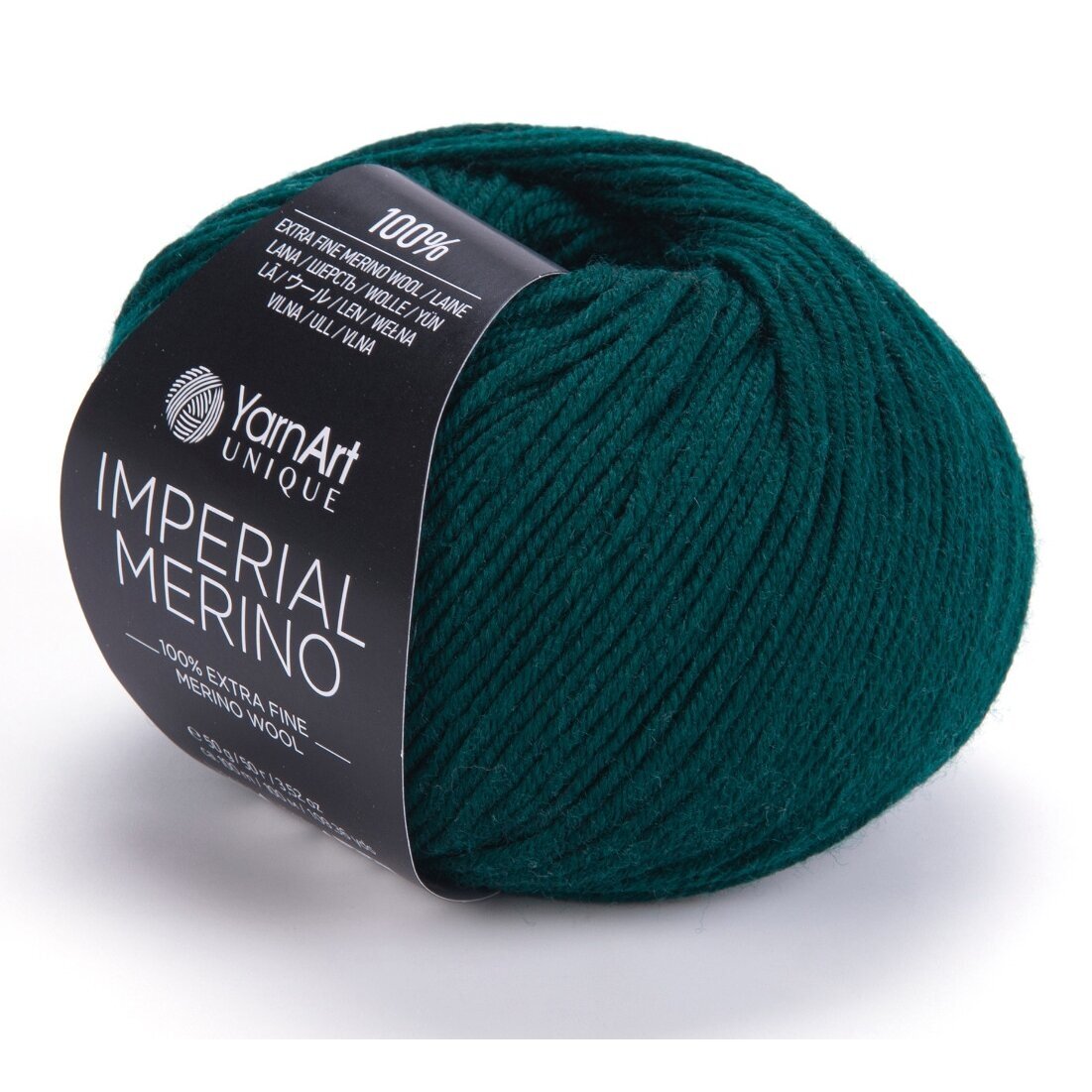 YarnArt Imperial Merino 3335 Mörk blågrön – extrafint merinogarn