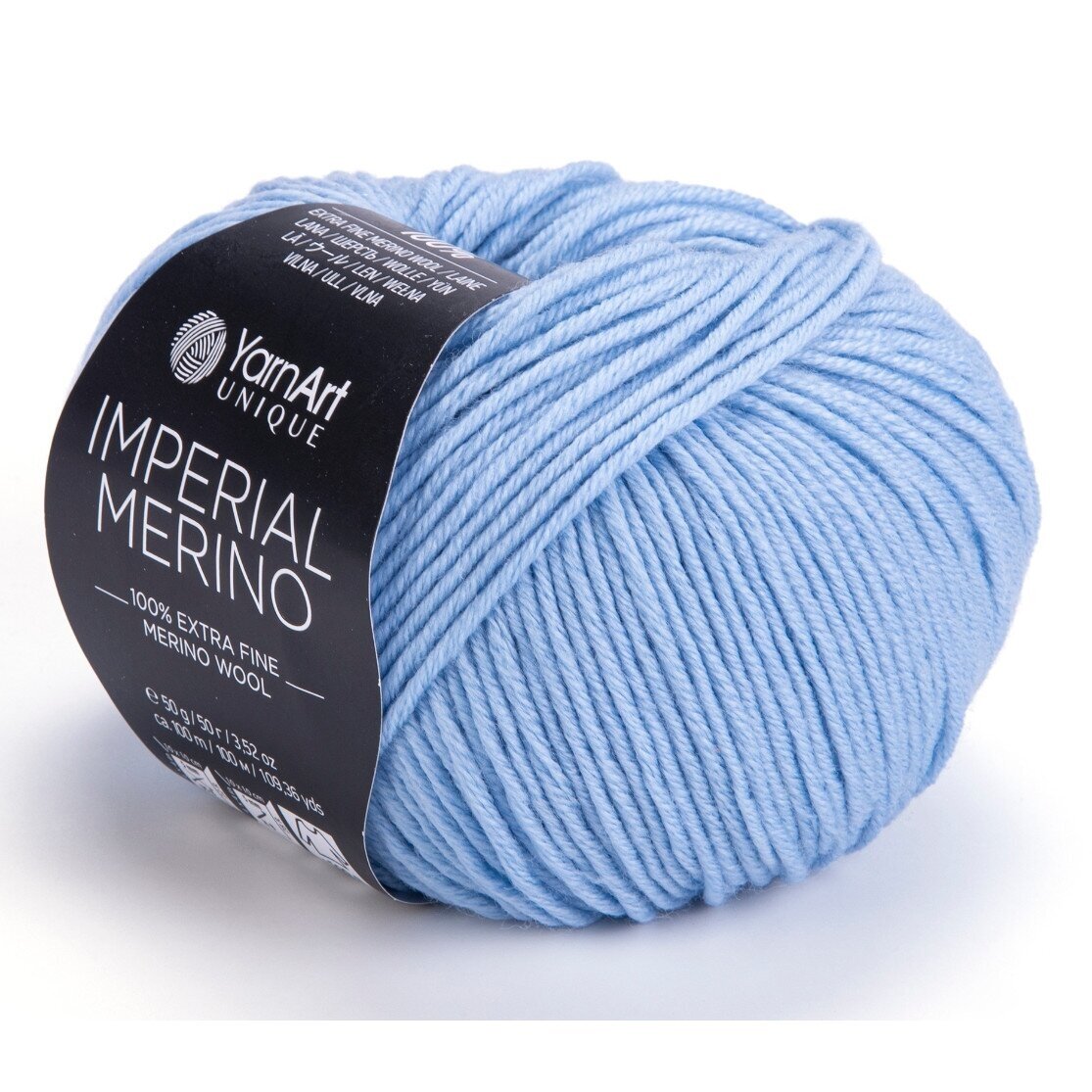 YarnArt Imperial Merino 3340 Lavendelblå – extrafint merinogarn