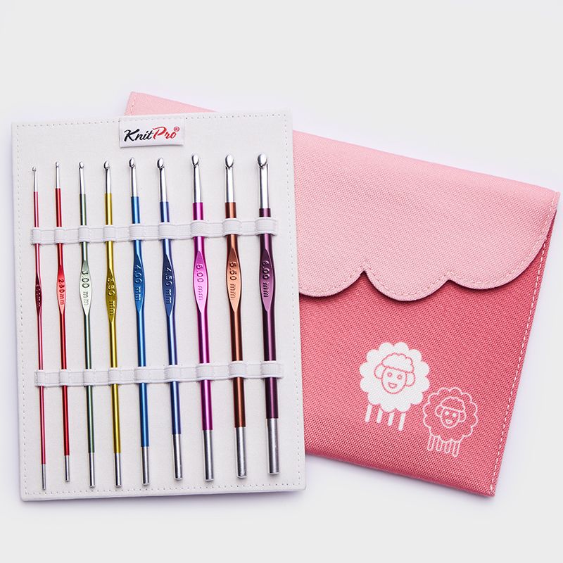 Set di uncinetti KnitPro Zing (9 uncinetti)
