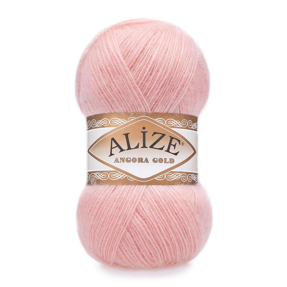 Alize Angora Gold 363 Šviesiai rožinė – pūkuoti akrilo ir vilnos siūlai