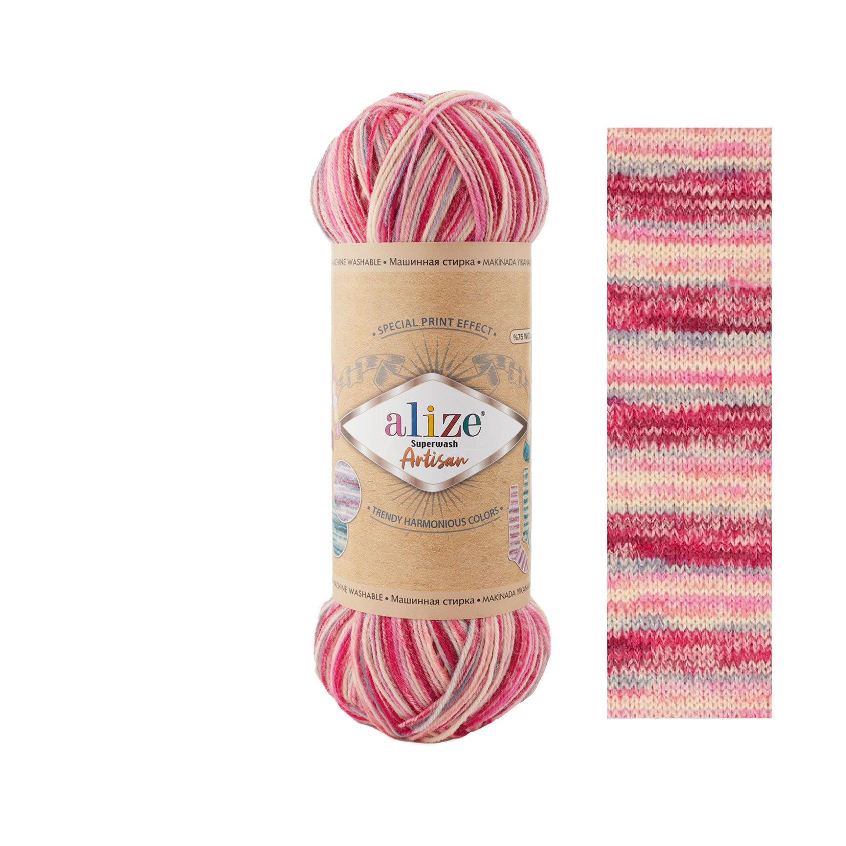 Alize Superwash Kunstnik Kunstnik 9002