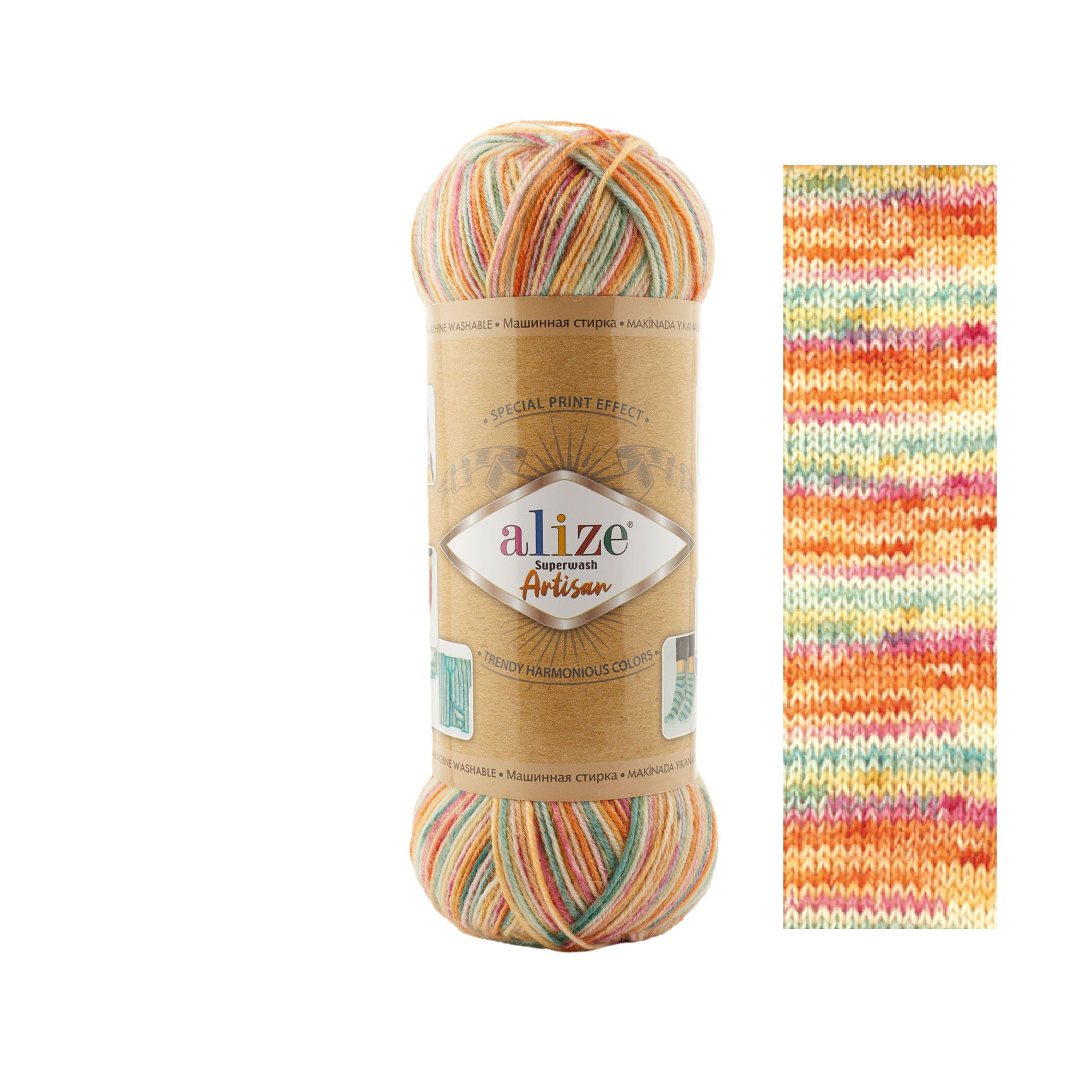 Alize Superwash Kunstnik Kunstnik 9012