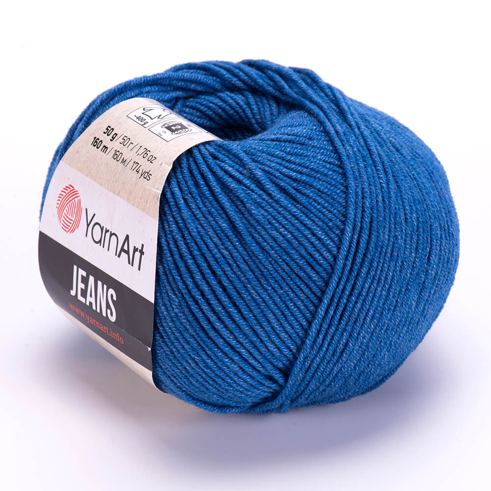 YarnArt Jeans 17 Kobalta – kokvilnas un akrila dzija