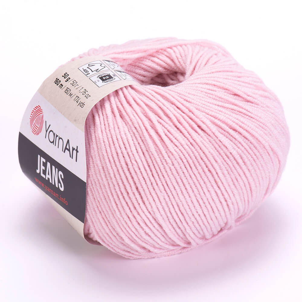 YarnArt Jeans 18 Pūdera rozā – kokvilnas un akrila dzija