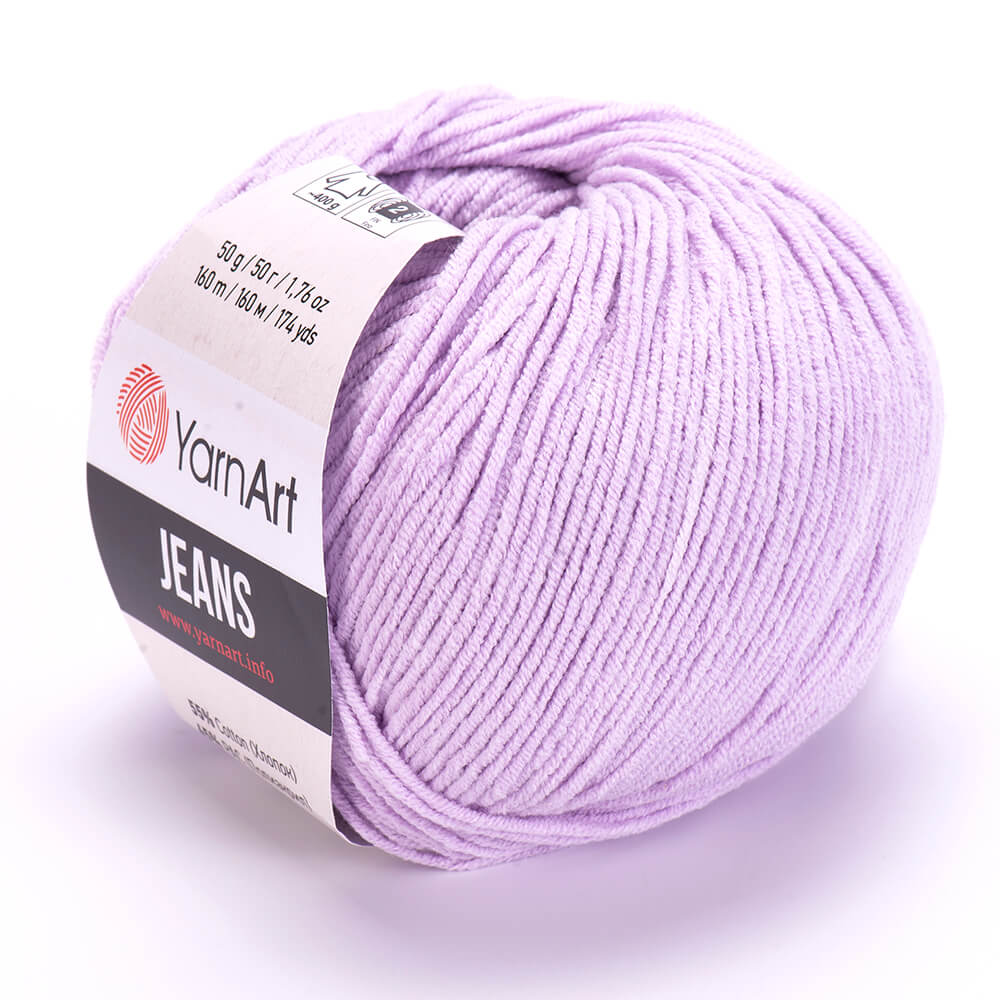 YarnArt Jeans 19 Ceriņu – kokvilnas un akrila dzija