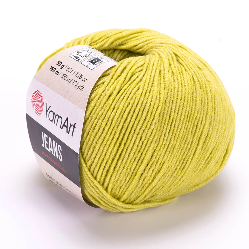 YarnArt Jeans 29 Laima – kokvilnas un akrila dzija