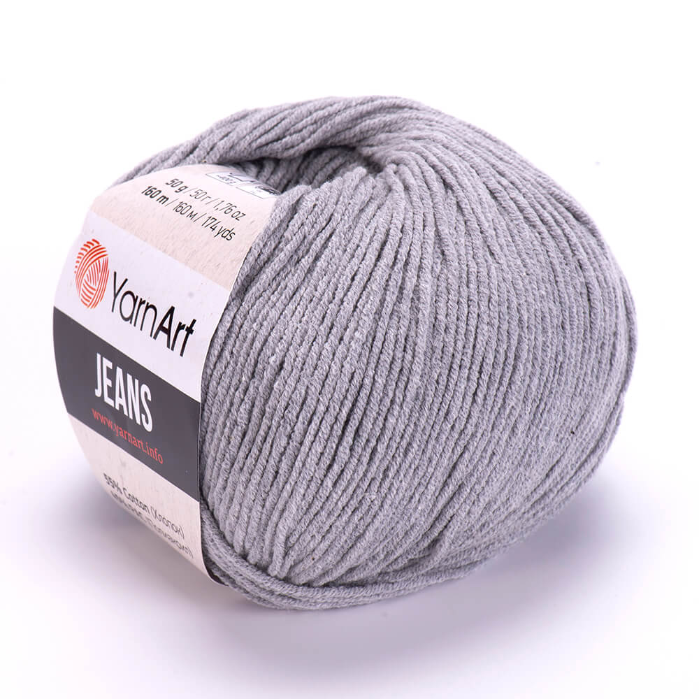 YarnArt Jeans 46 Pelēka – kokvilnas un akrila dzija