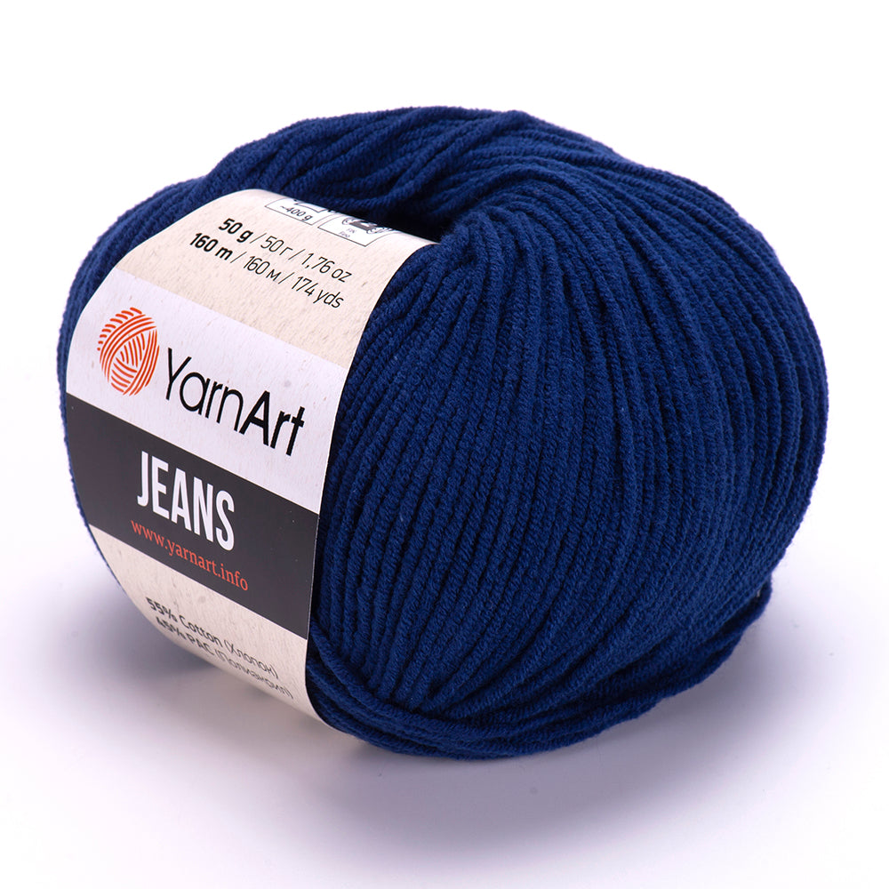 YarnArt Jeans 54 Indigo – kokvilnas un akrila dzija