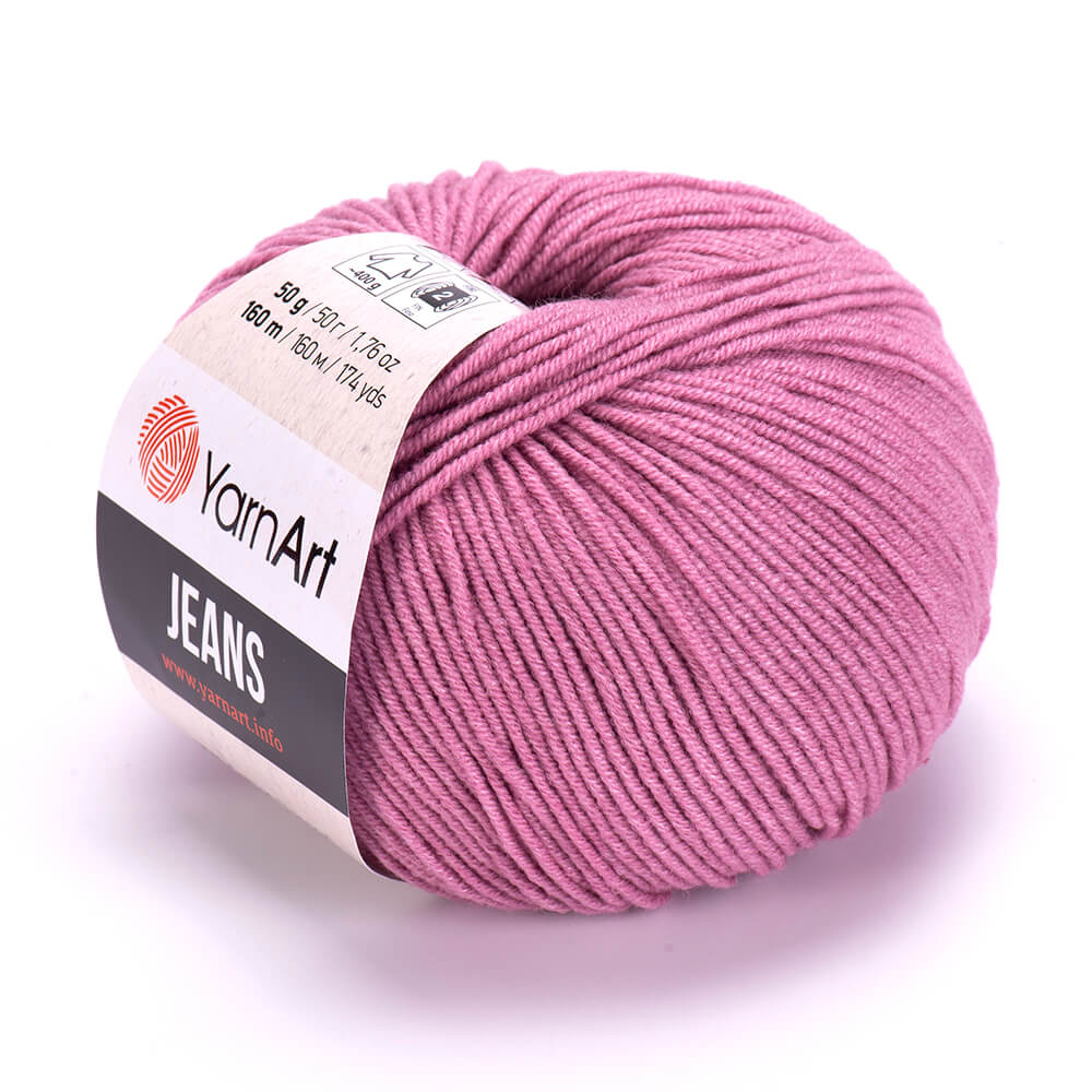 YarnArt Jeans 65 Rozā – kokvilnas un akrila dzija