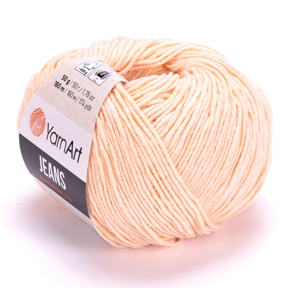 YarnArt Jeans 73 Persiku – kokvilnas un akrila dzija