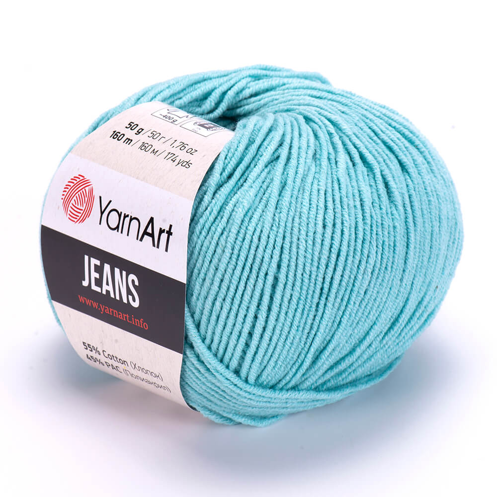 YarnArt Jeans 81 Ūdenszila – kokvilnas un akrila dzija