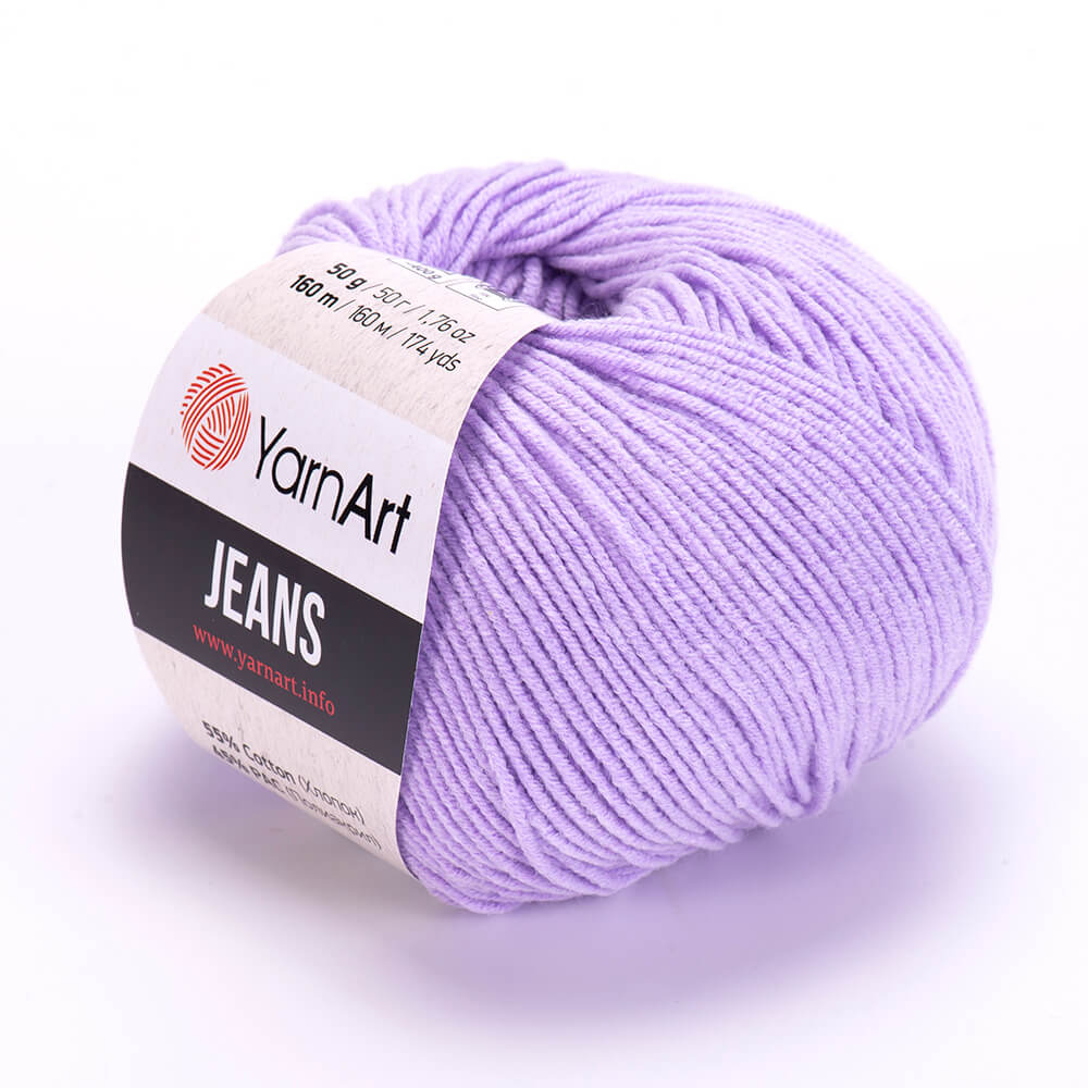 YarnArt Jeans 89 Lavandas – kokvilnas un akrila dzija