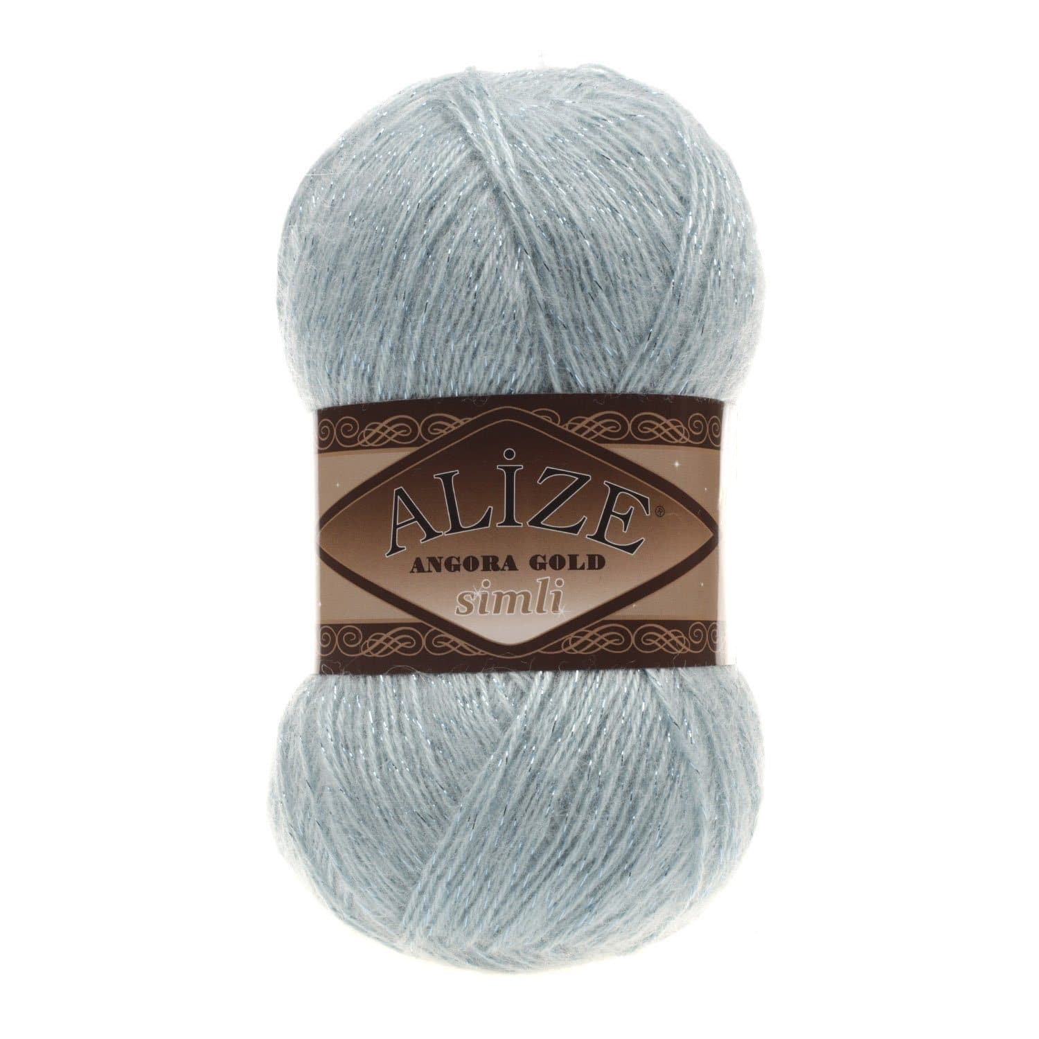 Alize Angora Gold Simli Angora Gold Simli Light Aqua (114)
