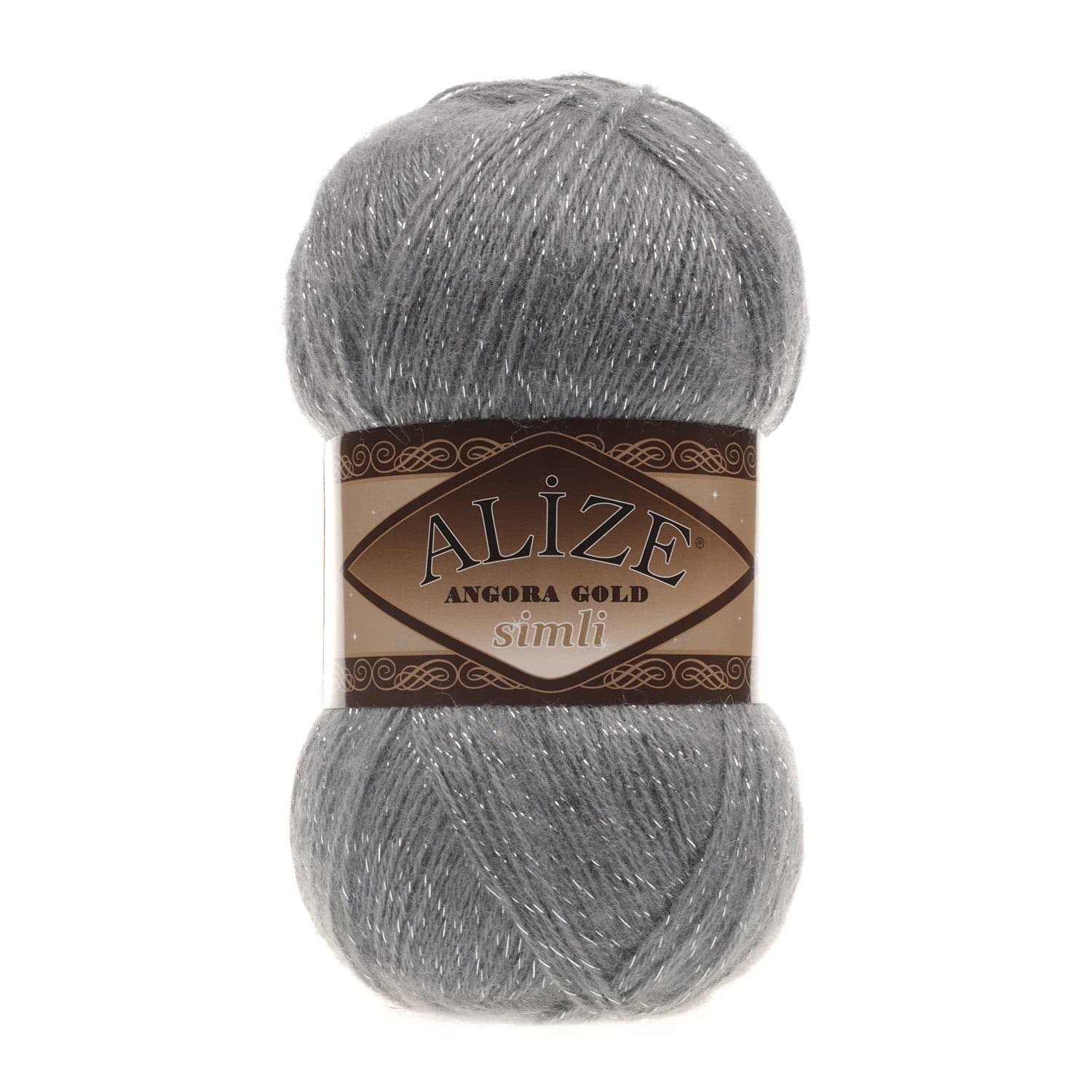 Alize Angora Gold Simli Angora Gold Simli Coal Grey (87)