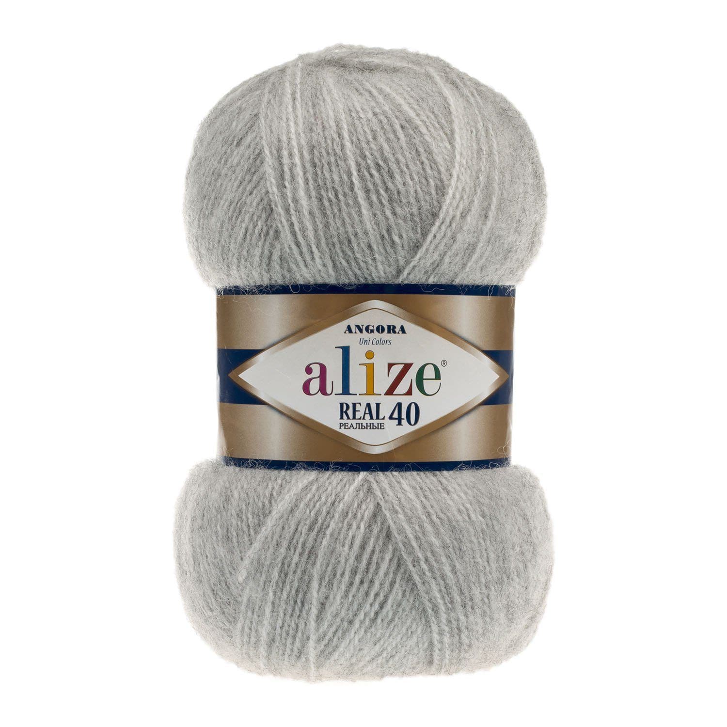 Alize Angora Real 40 Angora Real 40 Grey Melange (614)