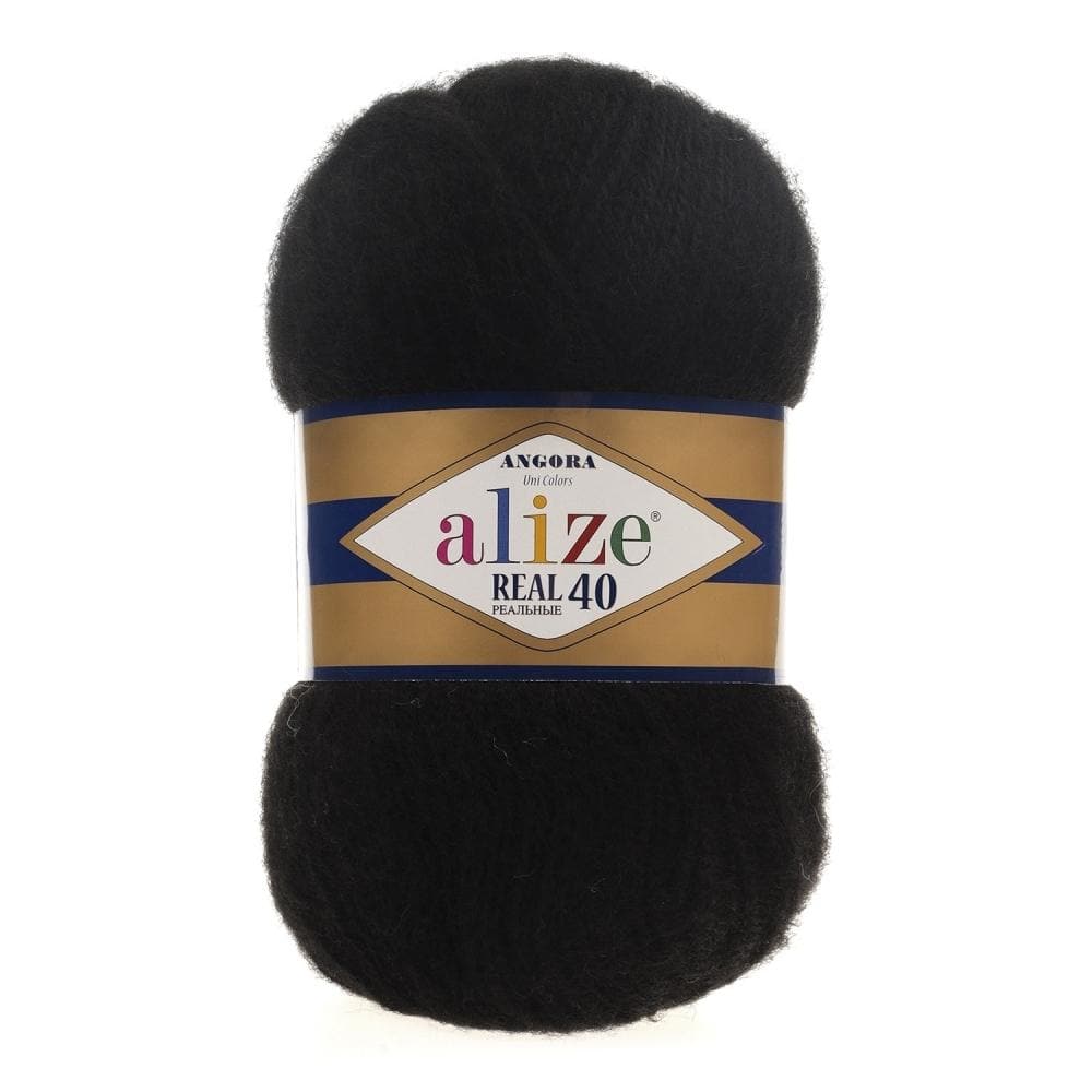 Alize Angora Real 40 Angora Real 40 Black (60)