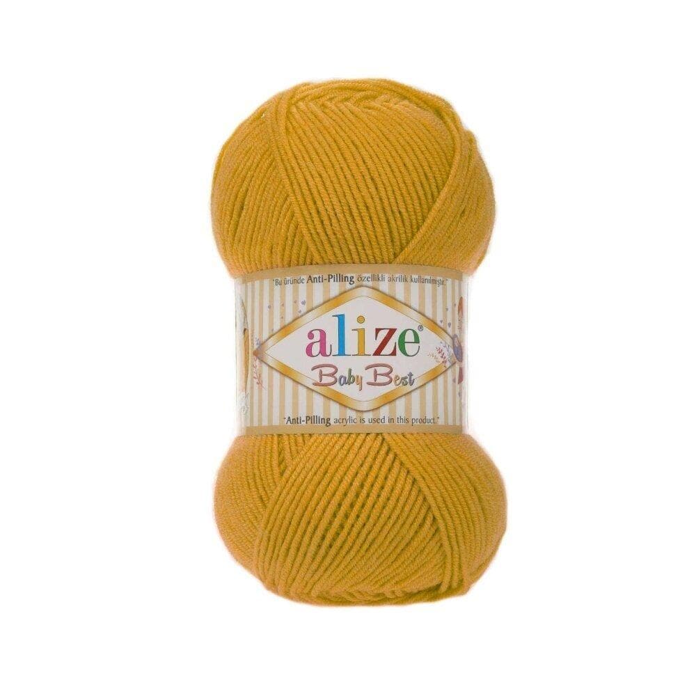 Alize Baby Best 281 Mandarinų – kūdikių siūlai su bambuku