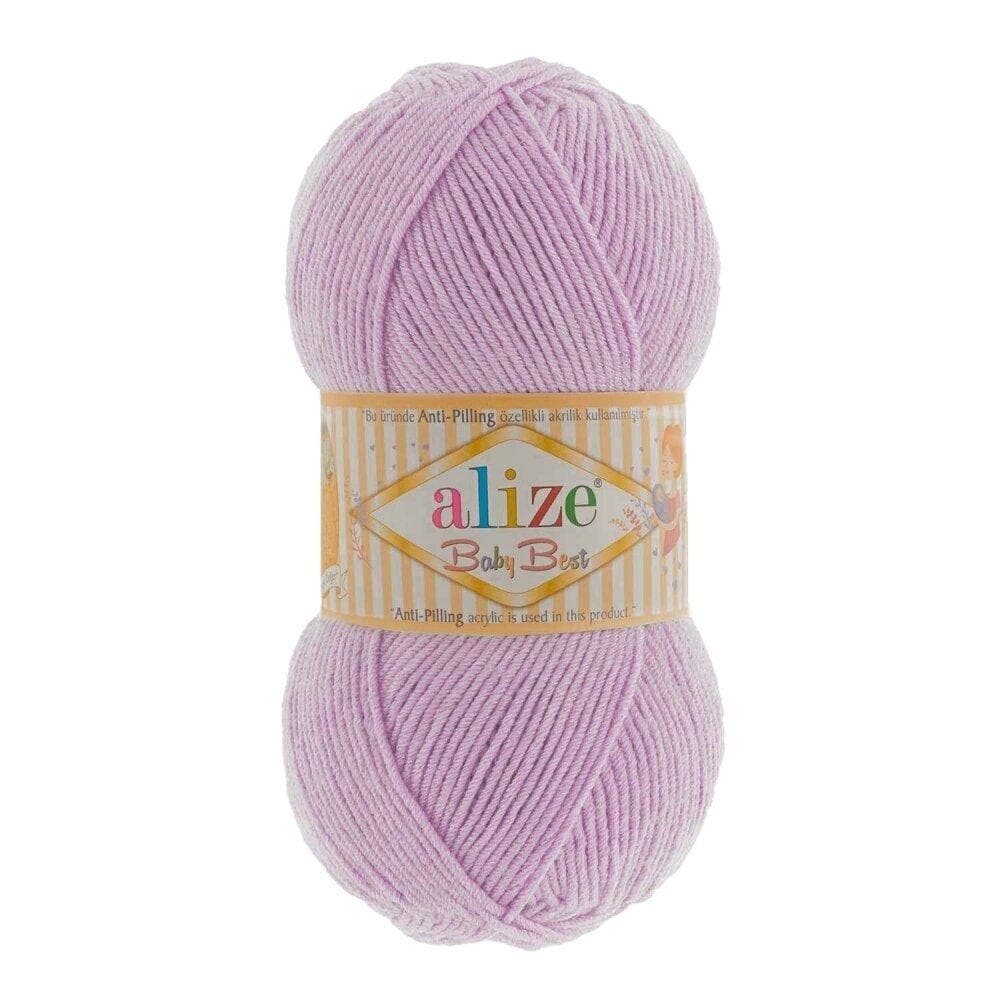 Alize Baby Best 27 Alyvinė – kūdikių siūlai su bambuku
