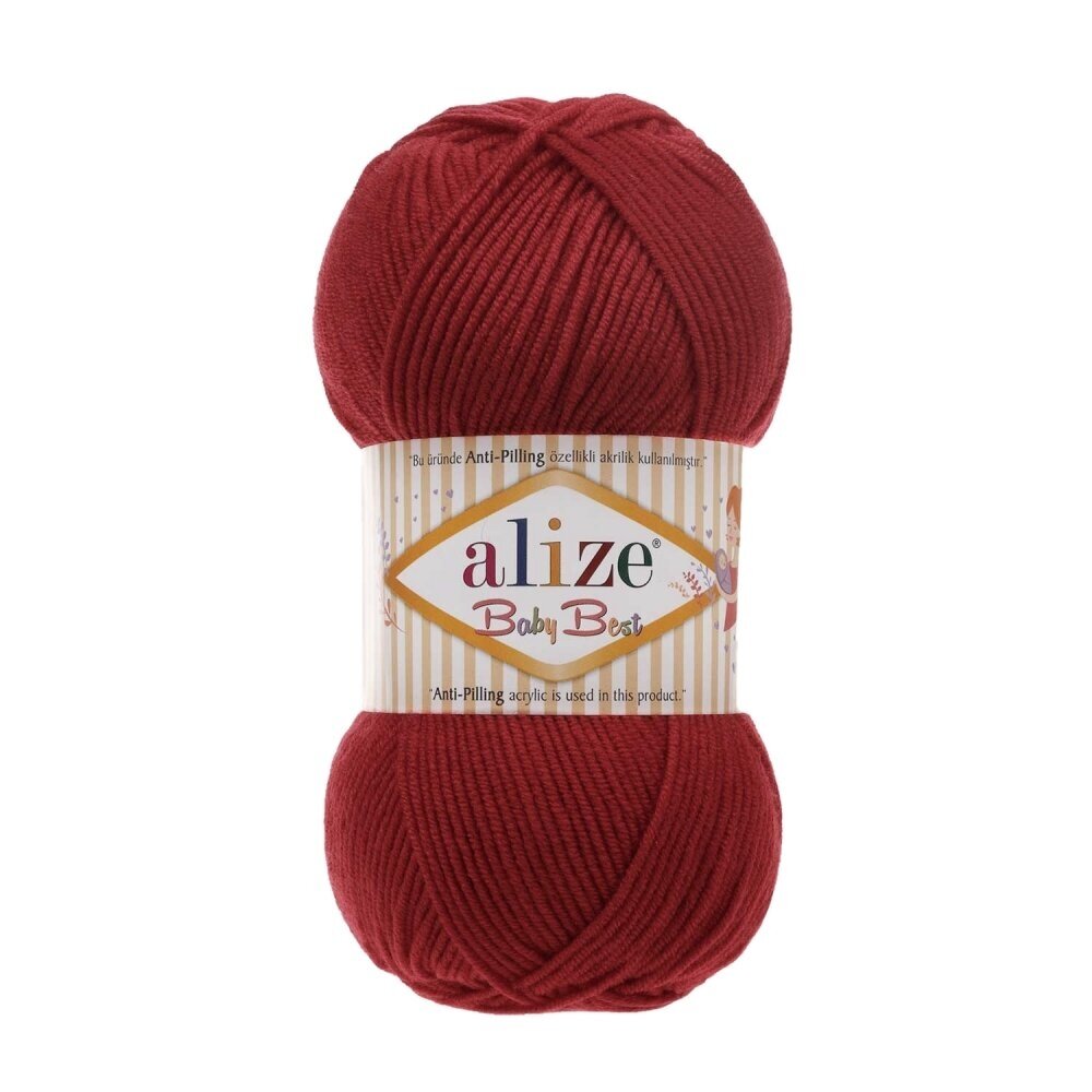 Alize Baby Best 106 Vyšninė – kūdikių siūlai su bambuku