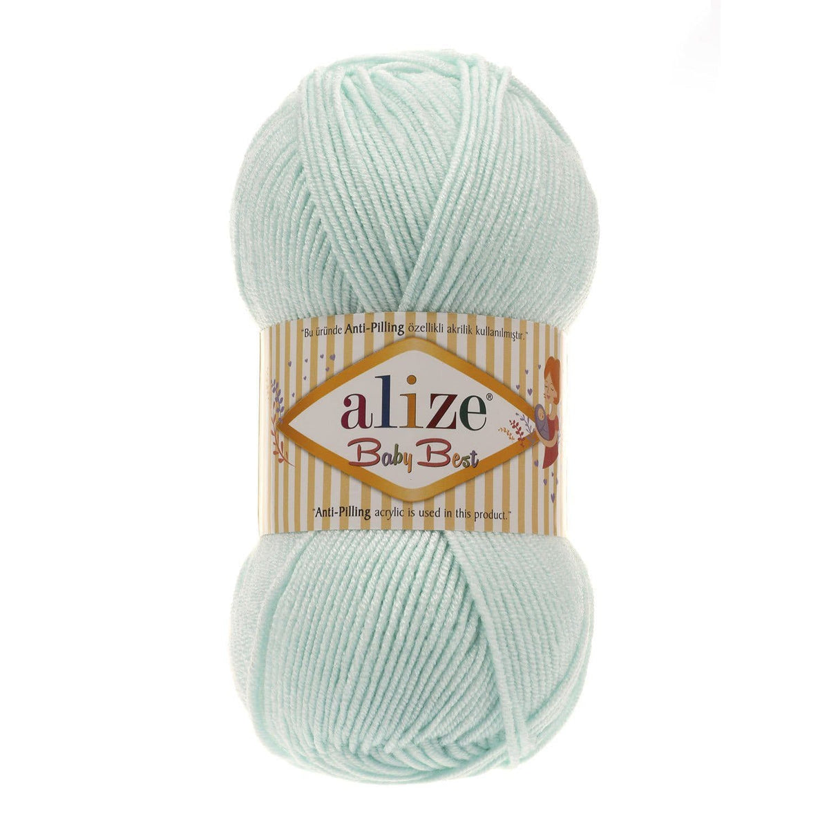 Alize Baby Best 514 Jūros putų – kūdikių siūlai su bambuku