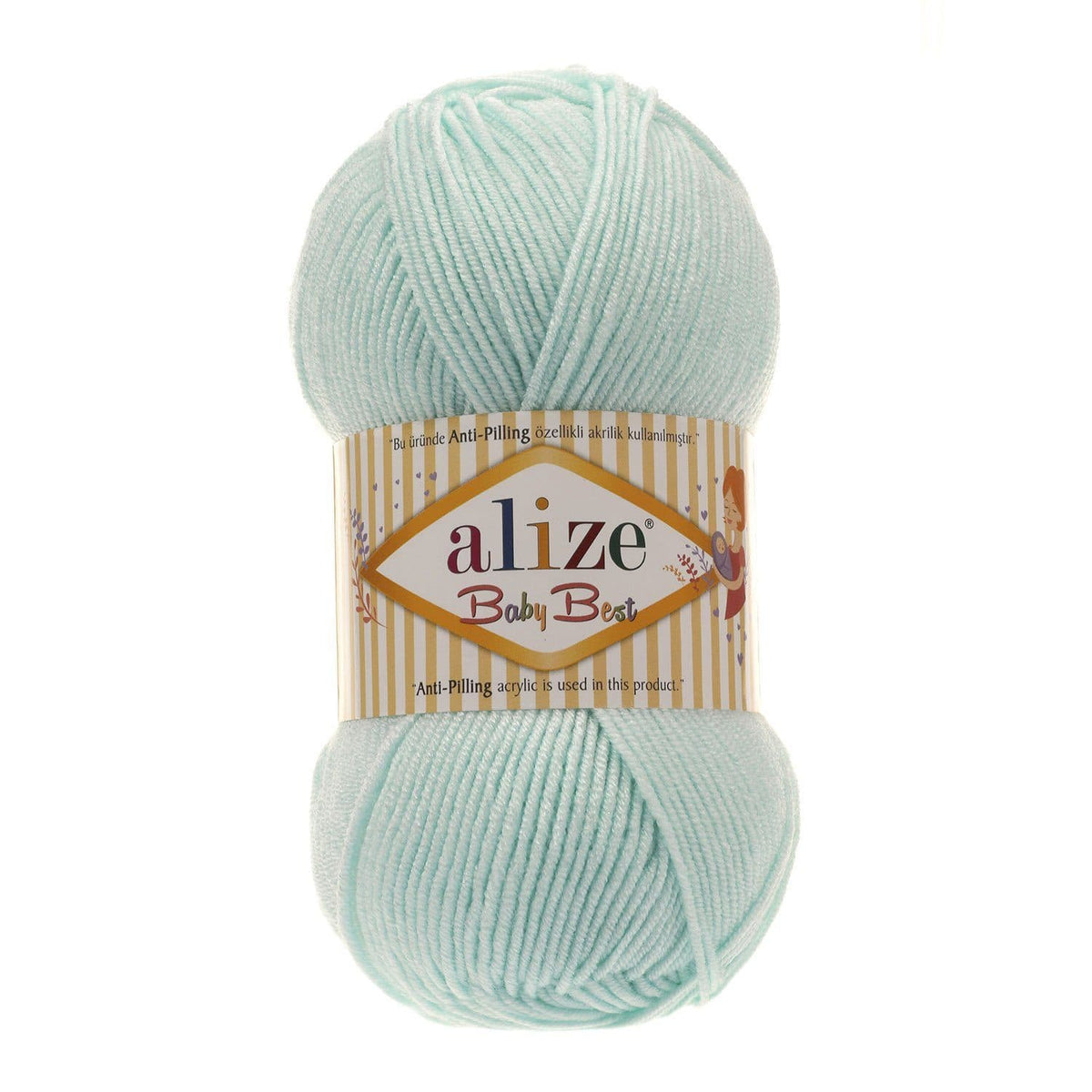 Alize Baby Best 19 Jūros putų – kūdikių siūlai su bambuku