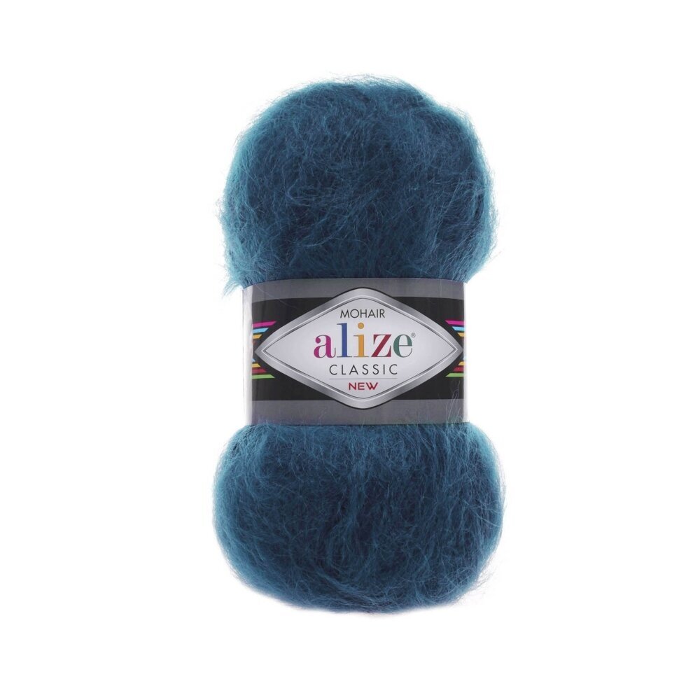 Alize Mohair Classic 403 Dziļjūras – akrila dzija ar mohēru un vilnu