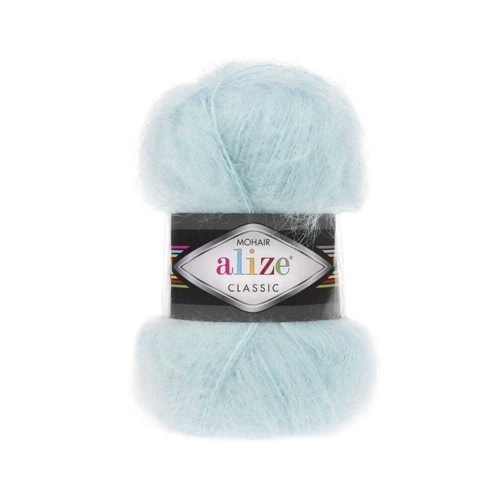 Alize Mohair Classic 522 Jūras putu – akrila dzija ar mohēru un vilnu