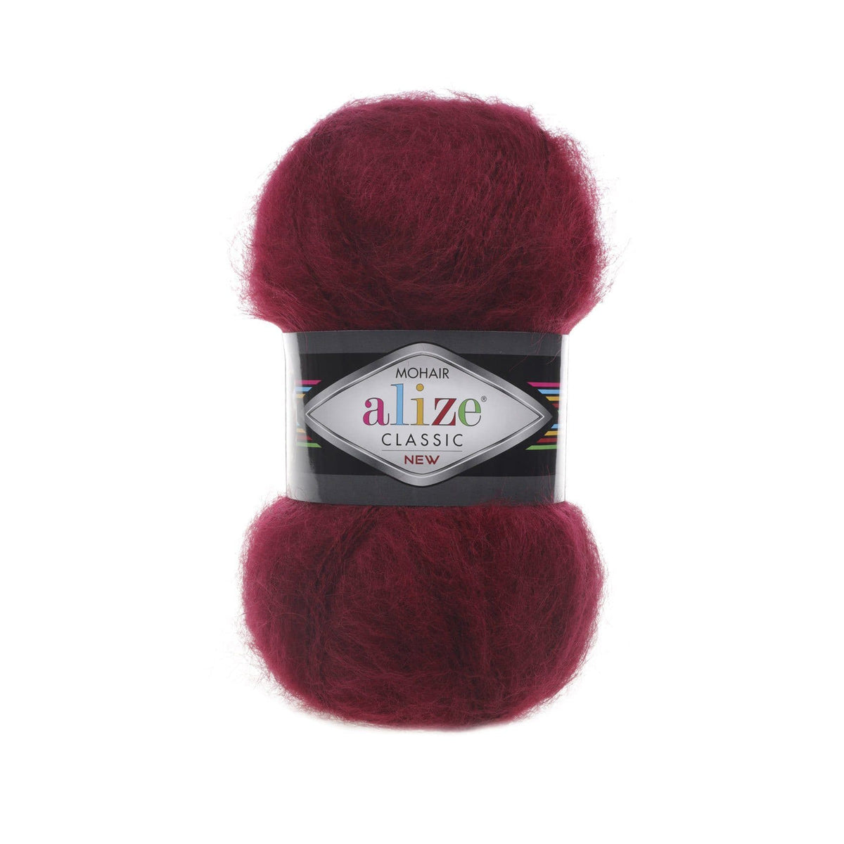 Alize Mohair Classic 57 Bordo – akrila dzija ar mohēru un vilnu