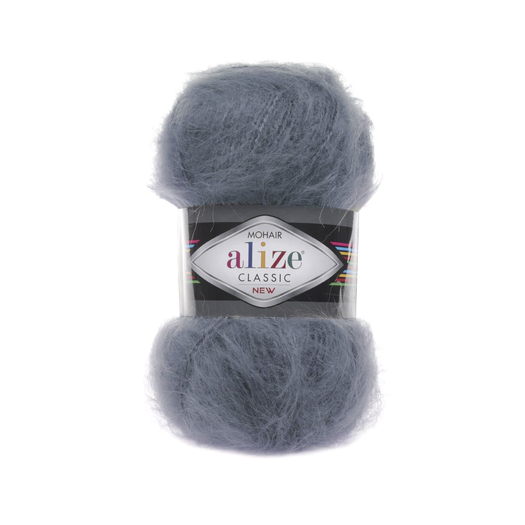 Alize Mohair Classic Mohair Coal Grey (87)