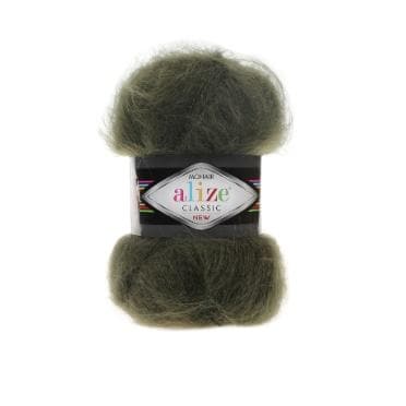 Alize Mohair Classic 29 Tumši zaļa – akrila dzija ar mohēru un vilnu