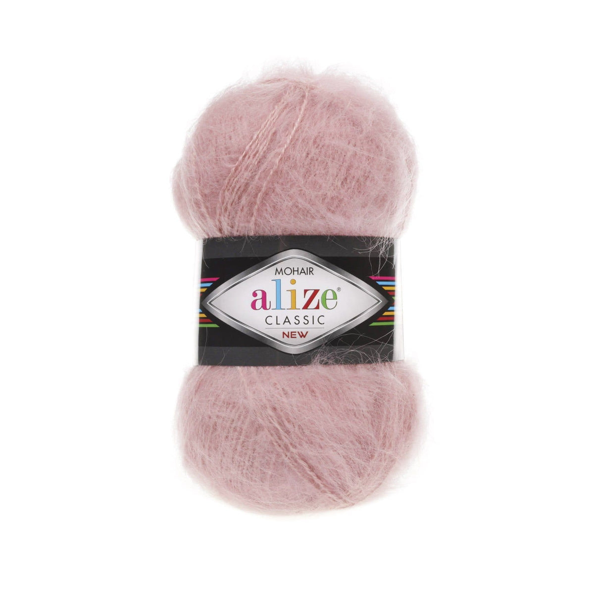 Alize Mohair Classic 161 Pelēcīgi rozā – akrila dzija ar mohēru un vilnu