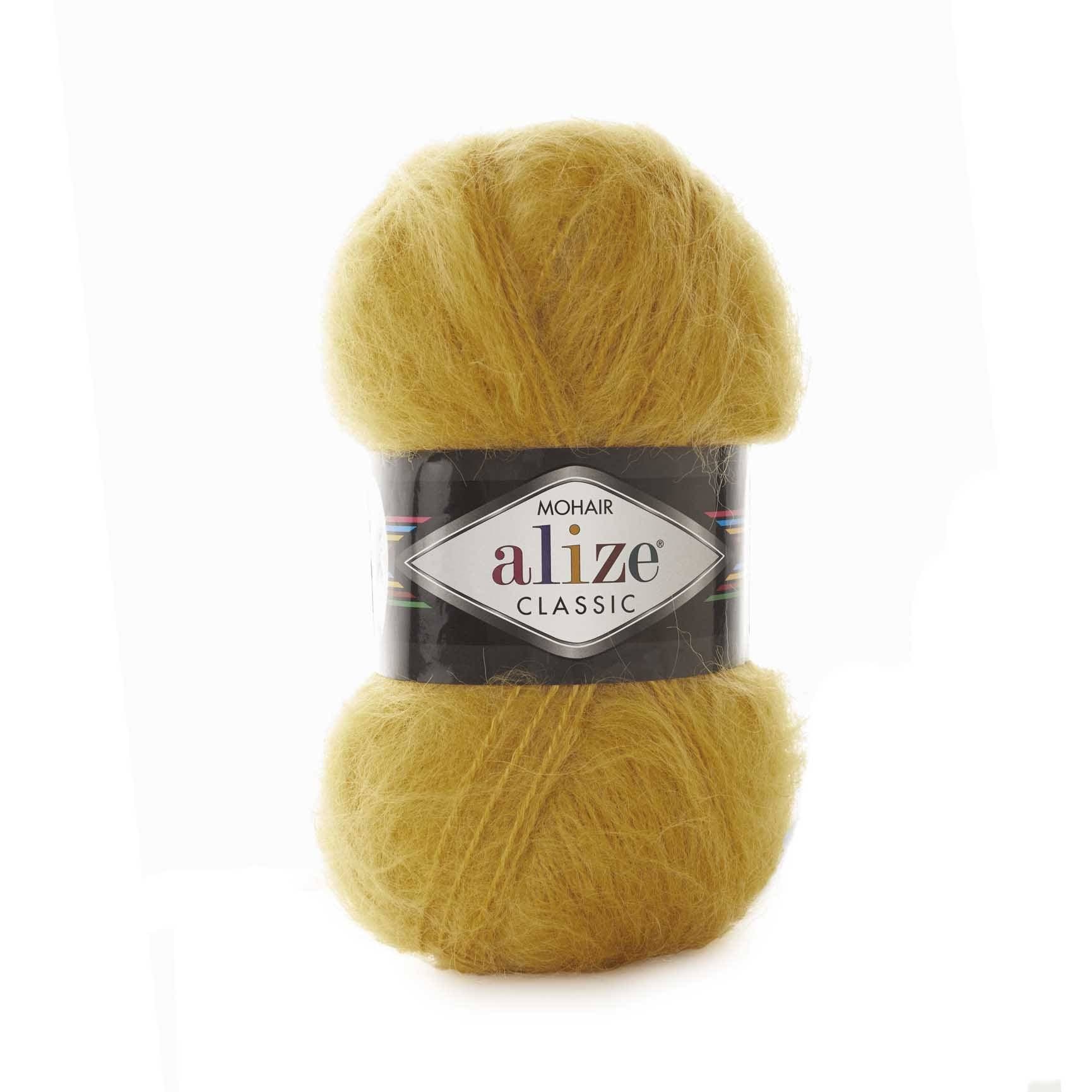 Alize Mohair Classic Mohair Saffron (02)