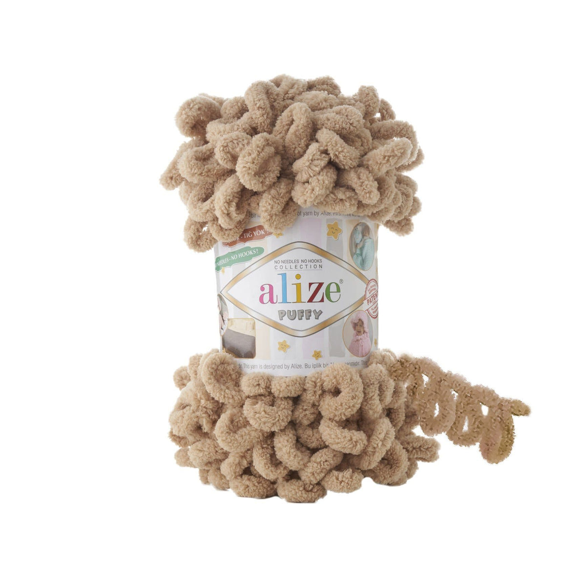 Alize Puffy 262 Café au lait – fil à boucles