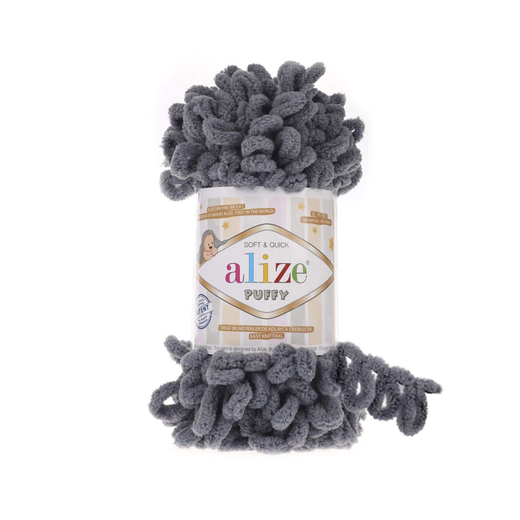 Alize Puffy Puffy Coal Grey (87)