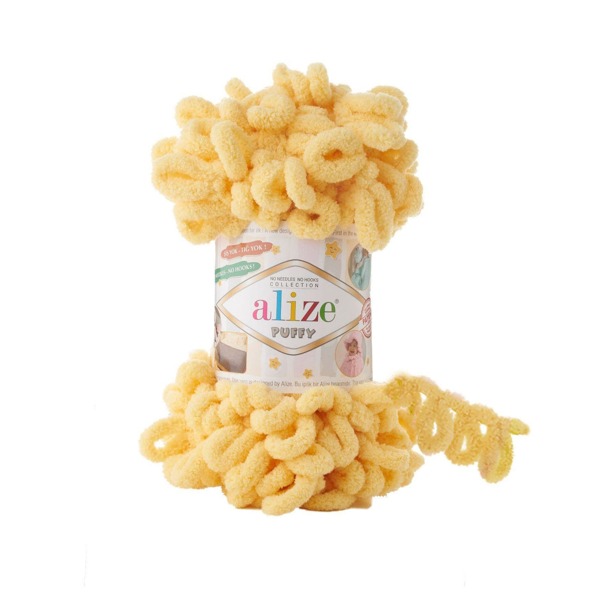 Alize Puffy 509 Beurre – fil à boucles
