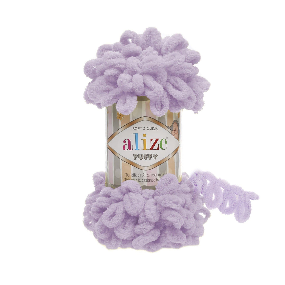 Alize Puffy 27 Lavande – fil à boucles