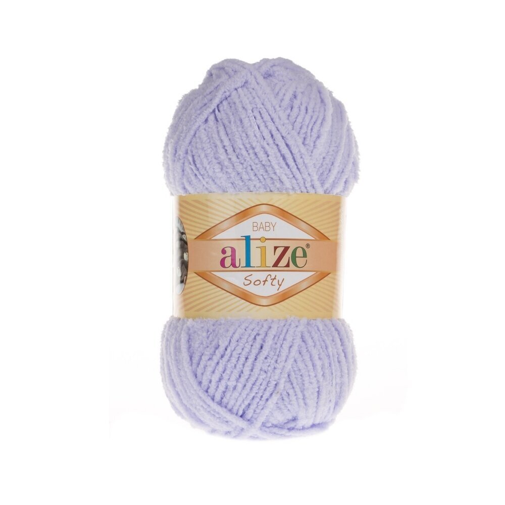 Alize Softy Baby 146 Lavandas – plīša dzija mazuļiem