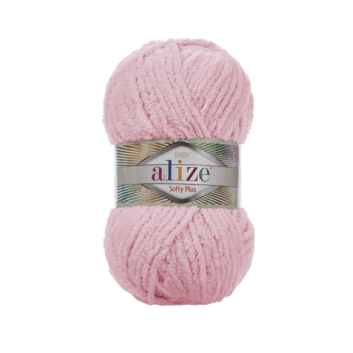 Alize Softy Plus 31 Ljusrosa – mjukt frottéliknande garn