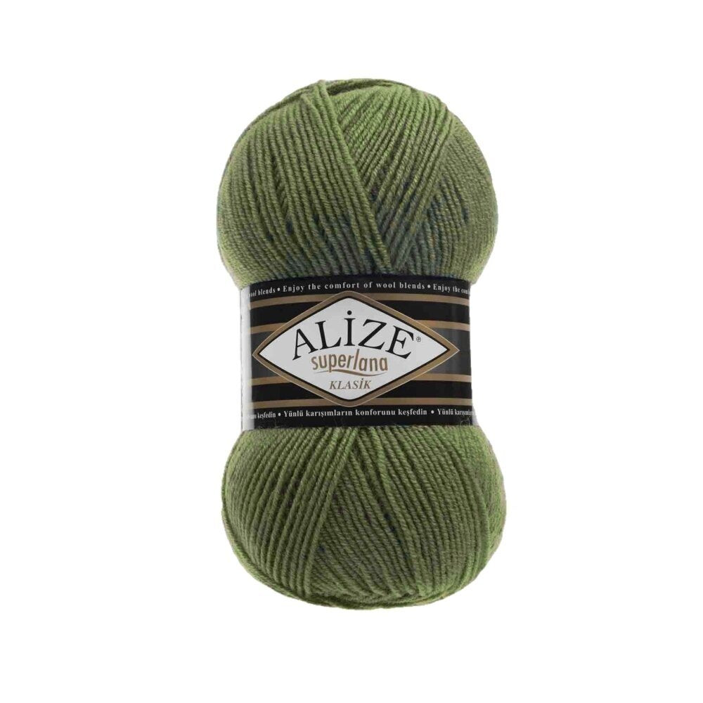 Alize Superlana Klasik 620 Моховой – пряжа из акрила с шерстью