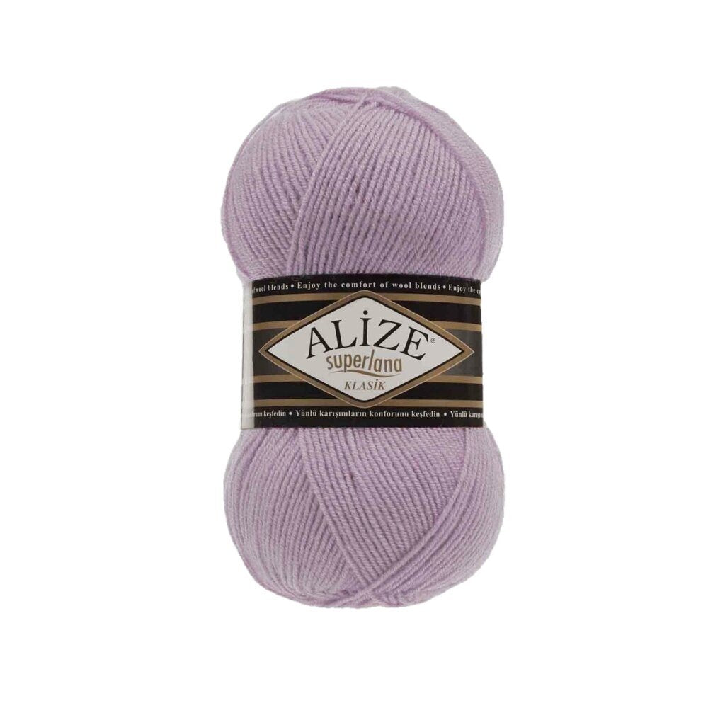 Alize Superlana Klasik 505 Сиреневый – пряжа из акрила с шерстью