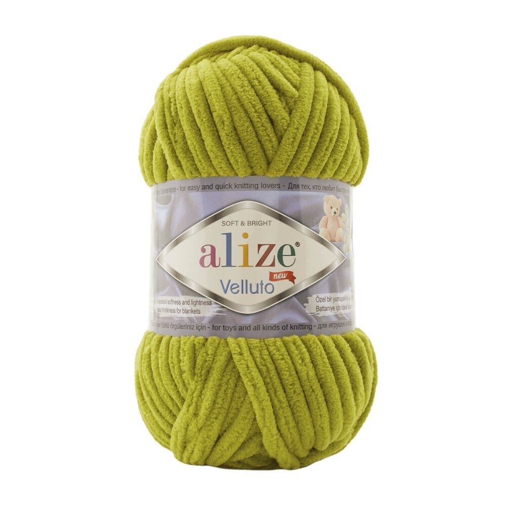 Alize Velluto 11 Laimo – stori pliušiniai siūlai