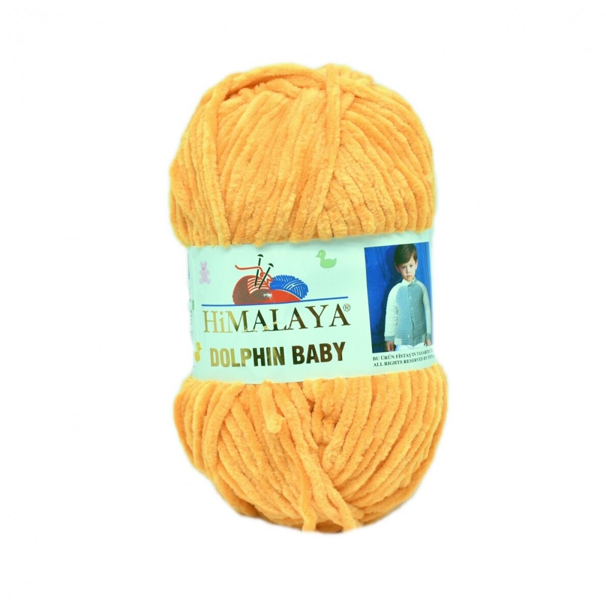 Himalaya Dolphin Baby 80368 Bärnsten – chenillegarn
