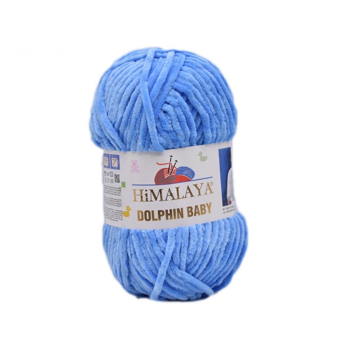 Himalaya Dolphin Baby 80327 Blå – chenillegarn