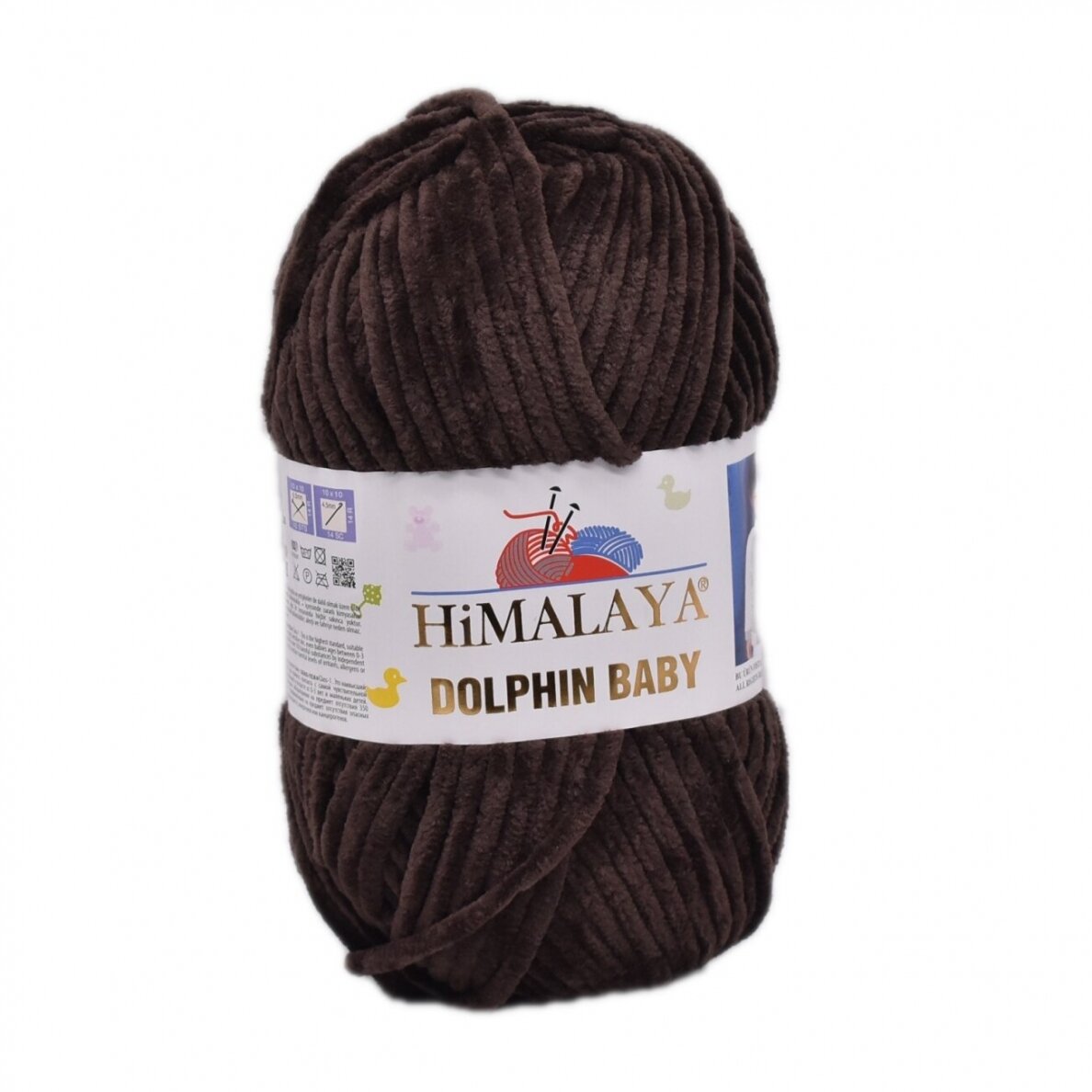 Himalaya Dolphin Baby 80343 Mörkbrun – chenillegarn